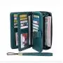 ZWY002 Hot Selling RFID Women Wallets Retro Style Long Zipper Money Clip Multicard Slot Fashion PU Leather Wallet Handbag