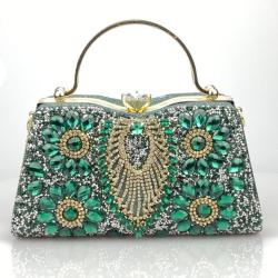 Bling Diamond Delicacy Wedding Dinner Clutch Purses and Handbags Unique Latest Evening Bags