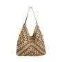 Custom boho beach bag Wholesale Fashionable Luxury Tote Bags Raffia Seagrass Woven Straw Vacation Sling Bag