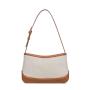 Custom Handbag Wholesale Factory Luxury Designer Ladies Handbag PU Leather Canvas Underarm Bag Shoulder Bag For Women