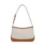 Custom Handbag Wholesale Factory Luxury Designer Ladies Handbag PU Leather Canvas Underarm Bag Shoulder Bag For Women