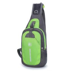 ZR852 Unisex Chest Bag Waterproof Shoulder Bag Sports Travel Crossbody Leisure Solid Color Outdoor High Quality Bag Print logo