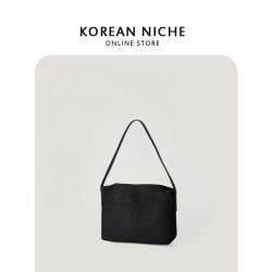 2024 Korea Simple Design Shoulder Bag Hot Sale Brown Customizable Handbag Faux Antler Leather Handbag Women
