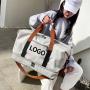 Custom Logo ISO BSCI Factory Durable Waterproof Hand Carry Foldable Gym Duffel Sports Bag With Shoe Compartment