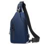 New Men's Chest Bag Korean Version Fashion Single Shoulder Bag Cross-body Sports Backpack Outdoor Large Capacity Waterproof Bag