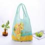 Stock Fold Washable Reusable XL Tote Bags 50 lb Grocery Bag Holder Heavy Polyester Tote Rip stop Eco Friendly Shopping Bag