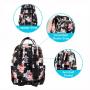 LOVEVOOK Brand Designer Fashion printed lunch backpack women high capacity travel back pack ladies girls school backpacks 2021