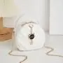 Women's Small Round Bag 2024 New Women's Shoulder Crossbody Bags Cheap Wholesale Women's Embossed Small Handbag Mobile Phone Bag