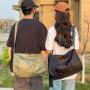 HR046 Fashion Boys And Girls Simple Backpack Nylon Sports Casual Students Durable Bag Shoulder Crossbody Duffel Travel Bag