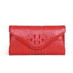 Women Small Genuine Leather Crocodile Handbag Women's Alligator Skin Leather Clutches Purse Crossbody Shoulder Bag Evening Bags