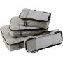 Wholesale Custom Logo 4 Pack Cube Clothes Shoes Luggage Storage Bag Three Color Travel Organizer Bag