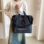 KBW433 Women Canvas Bag 2023 New Retro Casual Shoulder Crossbody Tote Bag Large Capacity Cloth Bag For Lady