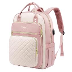15.6 17 Inch Laptop Backpack with USB Port for Woman  Lightweight Casual Daypacks Travel Work Business College womens backpacks