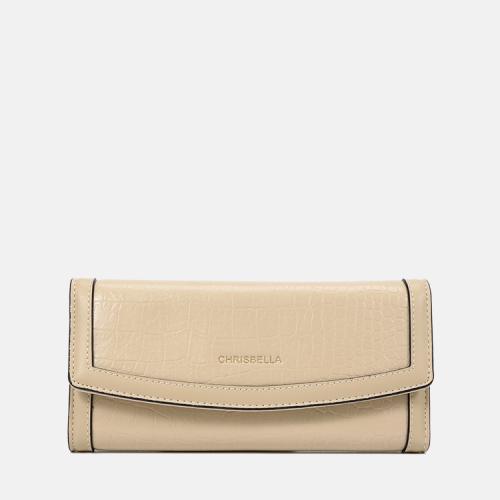 SUSEN CHRISBELLA  ODM OEM  New Arrival 2024 wholesale Pu Leather custom logo Crocodile print long wallet for women purses
