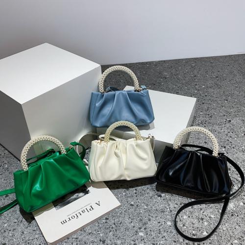 Hotsale Small Women Bags Designer Pleated Crossbody Shoulder Bag Pearl Quality Handbags For Ladies Girls 2024 Newest