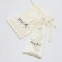 Custom Logo Printing Soft Satin Bag For Hair Underwear Gift Cosmetic Packaging Luxury Matte Silk Satin Drawstring Pouch
