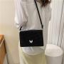 Women's New 2024 Trendy and Fashionable Summer Water Diamond Women's Bag Flip Bag Single Shoulder Crossbody Small Square Bag