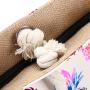Factory Sale Cotton One Shoulder Shopping Bag Women Pineapple Print Handbag Beach Bag