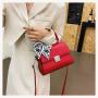 Fashion Lady Designer Bags Scarf &metal Lock Zipper Flap Pattern Cross Body Purse Women Modern Classic Style Sling Messenger