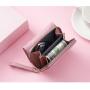 KBW702 Women Short Wallet Fashion Girl Buckle Cross Wallet Horizontal Square Card Holder Handbag Coin Purse Zero Wallet