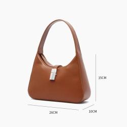 Ladies Fashion Pu Leather Handbags Women Custom Logo Hobo Bags Half Moon Shoulder bag