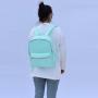 Stock Large Capacity Customizable Logo Travel Storage Bag Macaron Candy Color New Baby Blue School Backpack Bags