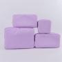 Keymay Custom Gifts Cosmetic Bag Cases Travel Toiletry Zipper Pouch Waterproof Colour Nylon Makeup Bag