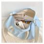 HR636 INS Yoga Exercise Handbag Casual Women's Nylon Fabric Large Bag Simple and Popular Fresh Solid Color Women's Fitness Bag