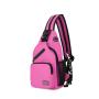 Wholesale Waterproof Large Capacity Travel Backpack With Earphone Hole USB Charging Chest Bags Ladies Crossbody Hand Bag