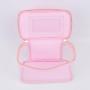 Durable Waterproof  PVC Window Portable Handle Wash Toiletry Bag Open Top Transparent Travel Cosmetic Bags Clear Toiletry Bag