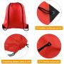 Gelory Durable Polyester Fabric Drawstring Backpack Bags Sport Gym Sack Cinch Bags Bulk for School Traveling and Storage