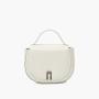 2024  New Style Metal Lock Customized Color Fashion Ladies Pu Retro Trendy Bag Half Moon Saddled Handbag Crossbody Saddle Bags