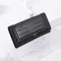 New crocodile pattern buckle women's long wallet