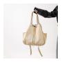 High quality nylon women's bag 2024 summer new pure color drawstring bag shoulder bag for women large capacity tote handbag