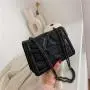 KBW429 New Fashion PU Leather Ladies Tote Chain Bags Women Solid Color Single Shoulder Crossbody Bag Women Handbags Women Bags