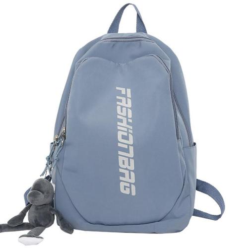 ZR430 Unisex Waterproof New Fashion Backpack Nylon Custom Logo Schoolbag Travel Student Zipper Minimalist Schoolbag Laptop Bag