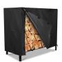 ZR735 Firewood Cover Bag Firewood Storage Waterproof Fireproof PVC Oxford Cloth Folding Travel Camping Firewood Stovepipe Winter