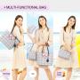 LOVEVOOK custom Women Fashion Handbags Wallet Tote Bag Shoulder Bag Top Handle Satchel 3 pieces Purse and handbags