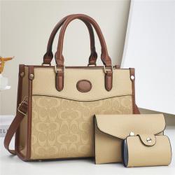 New wholesale women's bags set brand Ladies fashion High Quality PU leather luxury purses and handbags for women