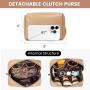 Fashion Stylish 2pc/set PU leather luxury ladies handbag with Purse shoulder tote bags office briefcase laptop bags for women