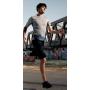 HR049 Dumpling Shaped Running Waist Bag Elastic Woven Oxford Zipper Reflective Bag Outdoor Running Waterproof Phone Storage Bag