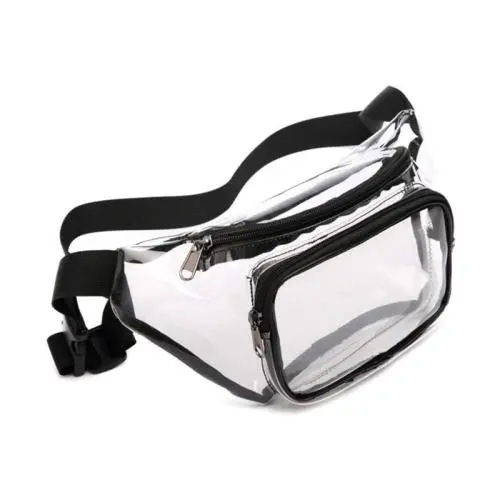Clear Pvc Crossbody Mobile Phone Storage Bag Transparent Belt Waist Bag Chest Pouch Wallet Purse And Handbags