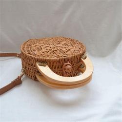 Trending hot products 2019 fashion new design custom rattan ladies hand bags