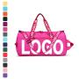 trendy designer waterproof girls workout over night gym bag shoulder tote traveling luggage travel duffle bag