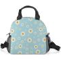 Reusable Thermal Cooler Tote Lunch Bag Insulated Leakproof School Lunch Bag With Adjustable Strap
