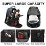 2022 LOVEVOOK new arrival large 17 18.4 College travel Backpack anti-theft women work business Rucksack men laptop backpacks