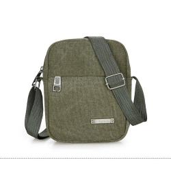 WTB048 Men's Casual Messenger Bag Canvas Fashion Sling Bag Men's Daily Travel Messenger Bag Crossbody Men Handbag