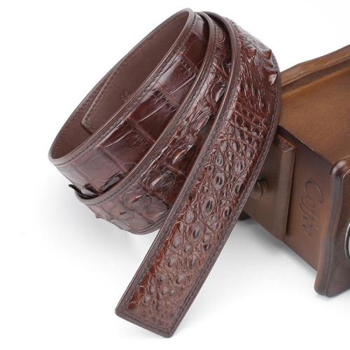 Cinturon De Cuero Wholesale Famous Brand Designer Genuine Crocodile Leather  Belly Straps For Mens 2022 Alligator Belts