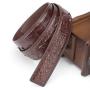 Cinturon De Cuero Wholesale Famous Brand Designer Genuine Crocodile Leather  Belly Straps For Mens 2022 Alligator Belts