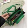 ZR372 Wholesale 2023 New Color Contrast Versatile Portable Shoulder Bag Geometric Horizontal Casual Crossbody Small Square Bag